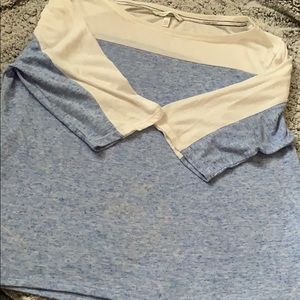 ✨Victoria secret’s color block boxy 1/2 sleeve top